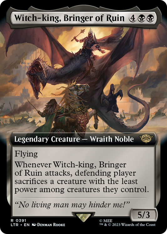 Witch-king, Bringer of Ruin (LTR-391) (Extended Art)