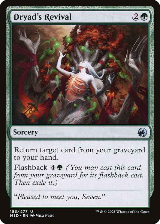 Dryad's Revival (MID-183) (Foil)