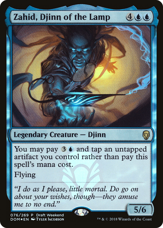 Zahid, Djinn of the Lamp (LARP-076) (Foil)