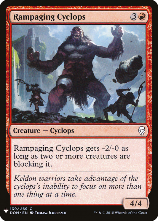 Rampaging Cyclops (LIST-DOM-139)