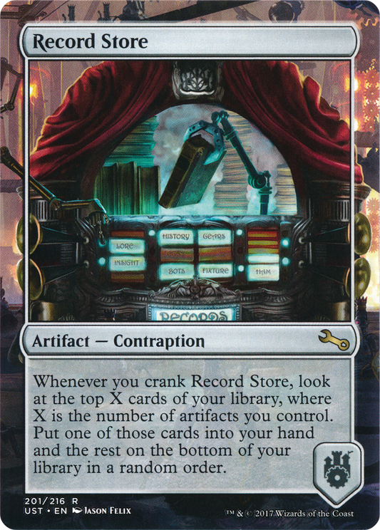 Record Store (UST-201) (Borderless) (Foil)