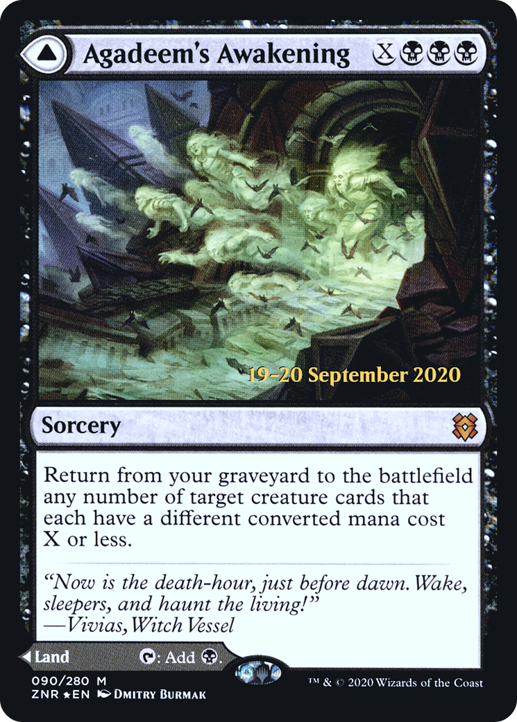 Agadeem's Awakening // Agadeem, the Undercrypt (PRE-90S) (Foil)