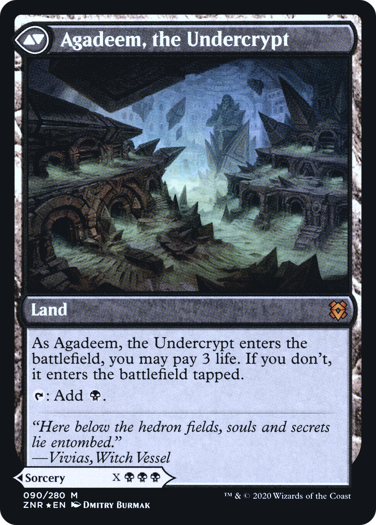 Agadeem's Awakening // Agadeem, the Undercrypt (PRE-90S) (Foil)