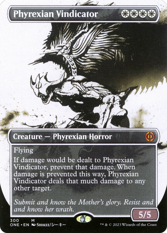 Phyrexian Vindicator (ONE-300) (Showcase) (Borderless)