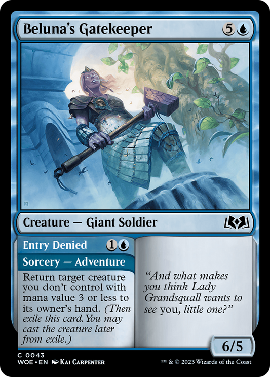Beluna's Gatekeeper // Entry Denied (WOE-043) (Foil)