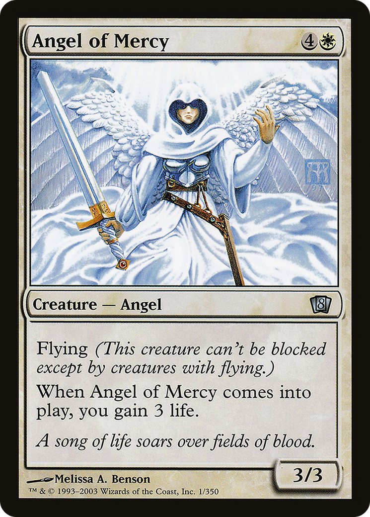 Angel of Mercy (8ED-001) (Foil)