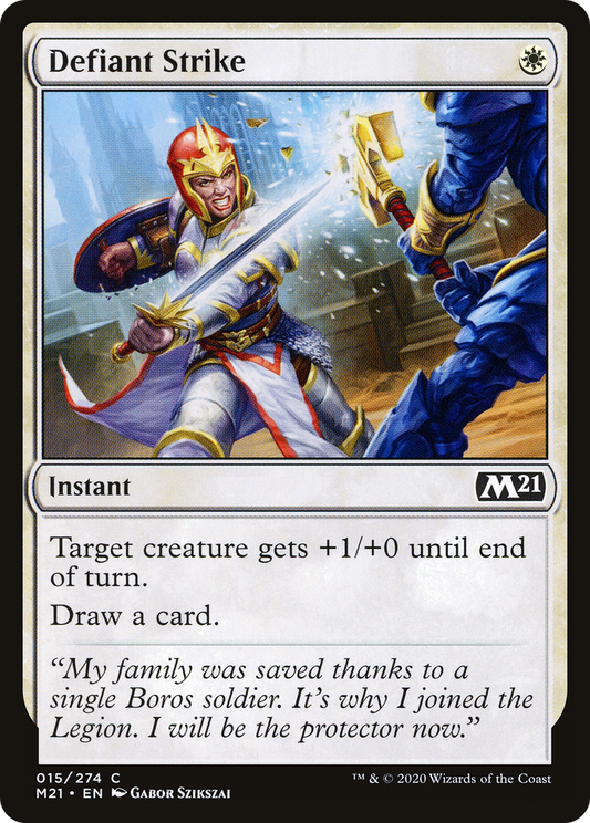 Defiant Strike (M21-015) (Foil)
