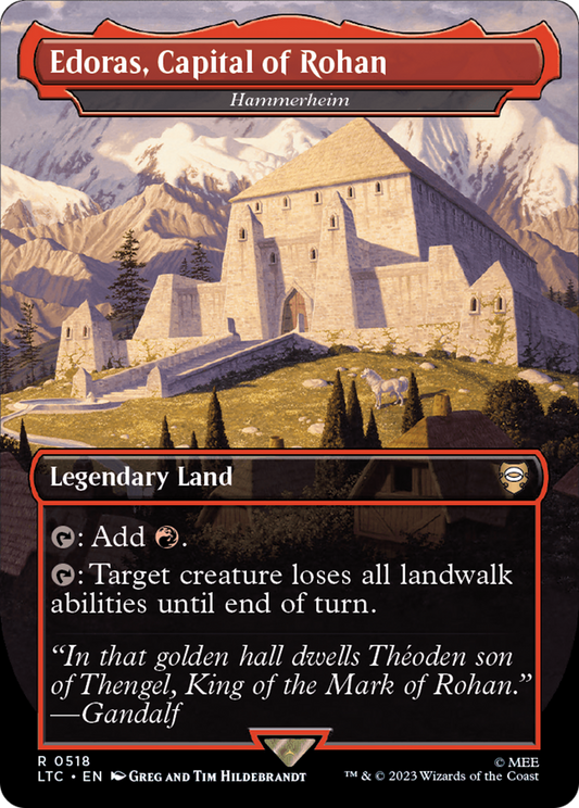 Edoras, Capital of Rohan / Hammerheim (LTC-518) (Borderless)