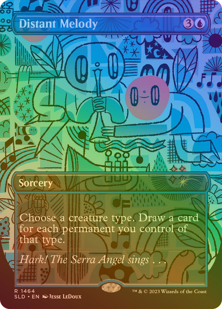 Distant Melody (SLD-1464★) (Borderless) (Foil)