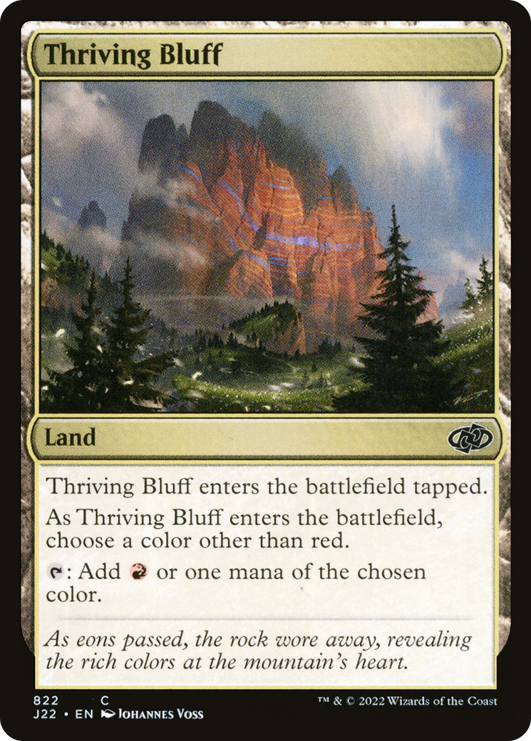 Thriving Bluff (J22-822)