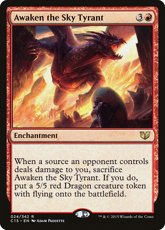 Awaken the Sky Tyrant (C15-024)