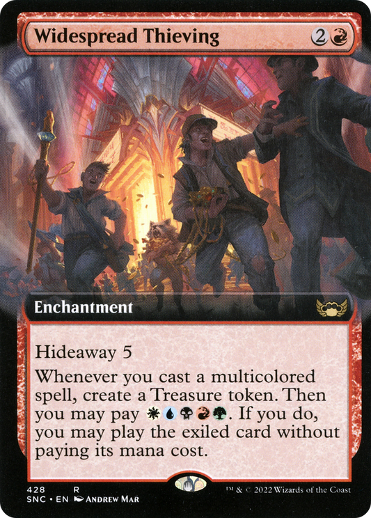 Widespread Thieving (SNC-428) (Extended Art) (Foil)