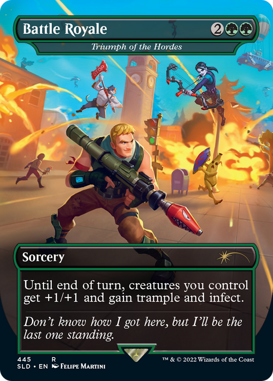 Battle Royale / Triumph of the Hordes (SLD-445) (Borderless) (Foil)