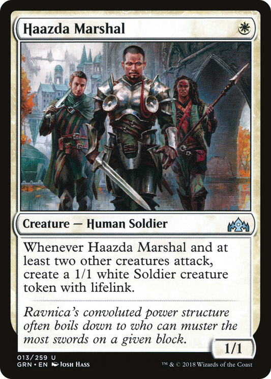 Haazda Marshal (GRN-013) (Foil)