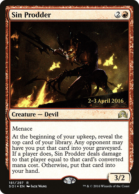 Sin Prodder (PRE-181S) (Foil)