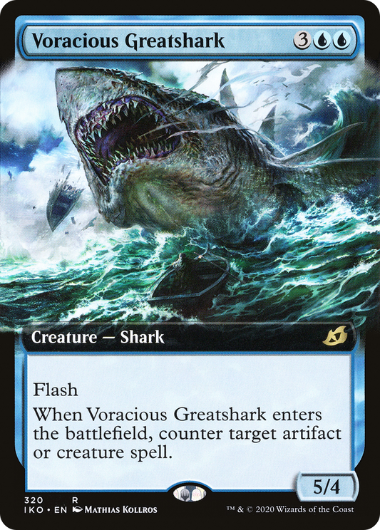 Voracious Greatshark (IKO-320) (Extended Art) (Foil)