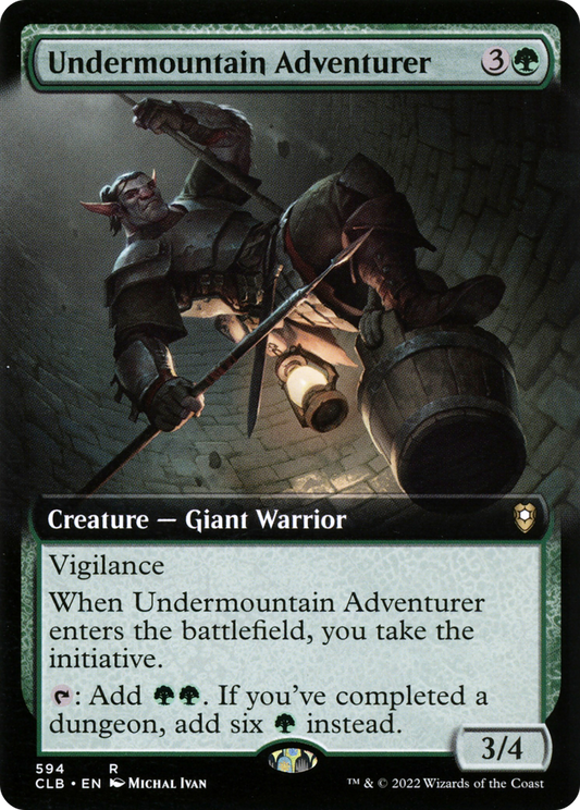 Undermountain Adventurer (CLB-594) (Extended Art)