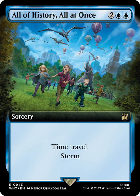 All of History, All at Once (WHO-943) (Extended Art) (Surge Foil)