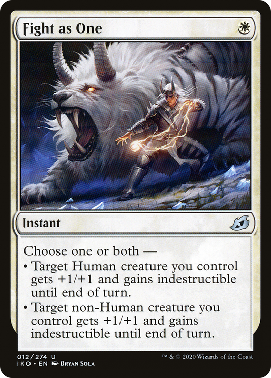 Fight as One (IKO-012) (Foil)
