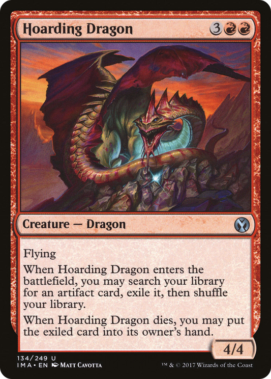 Hoarding Dragon (IMA-134) (Foil)
