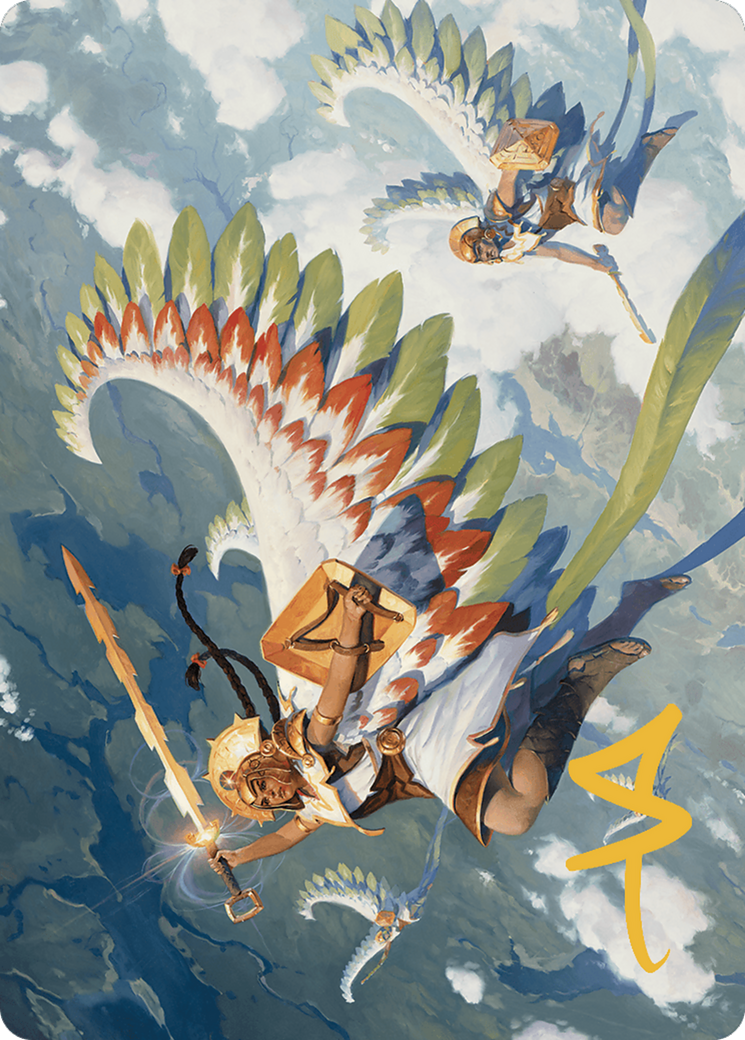 Resplendent Angel Art Card (ALCI-005) (Gold-Stamped Signature)