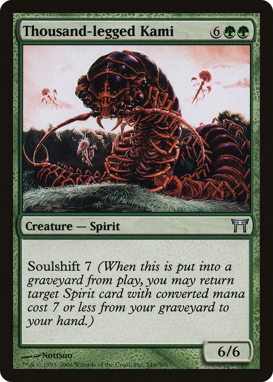 Thousand-legged Kami (CHK-246) (Foil)