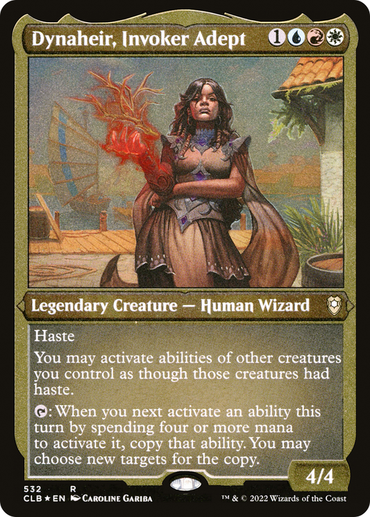Dynaheir, Invoker Adept (CLB-532) (Etched Foil)