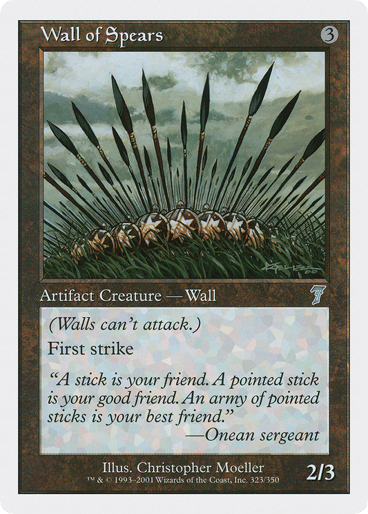 Wall of Spears (7ED-323)