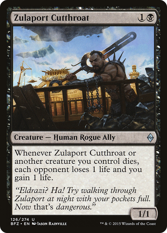 Zulaport Cutthroat (BFZ-126) (Foil)