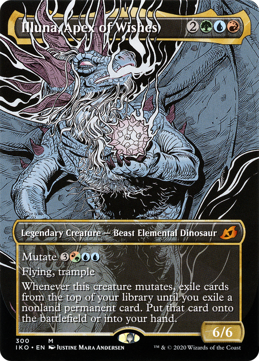 Illuna, Apex of Wishes (IKO-300) (Showcase) (Borderless)