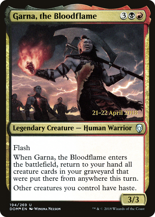 Garna, the Bloodflame (PRE-194S) (Foil)