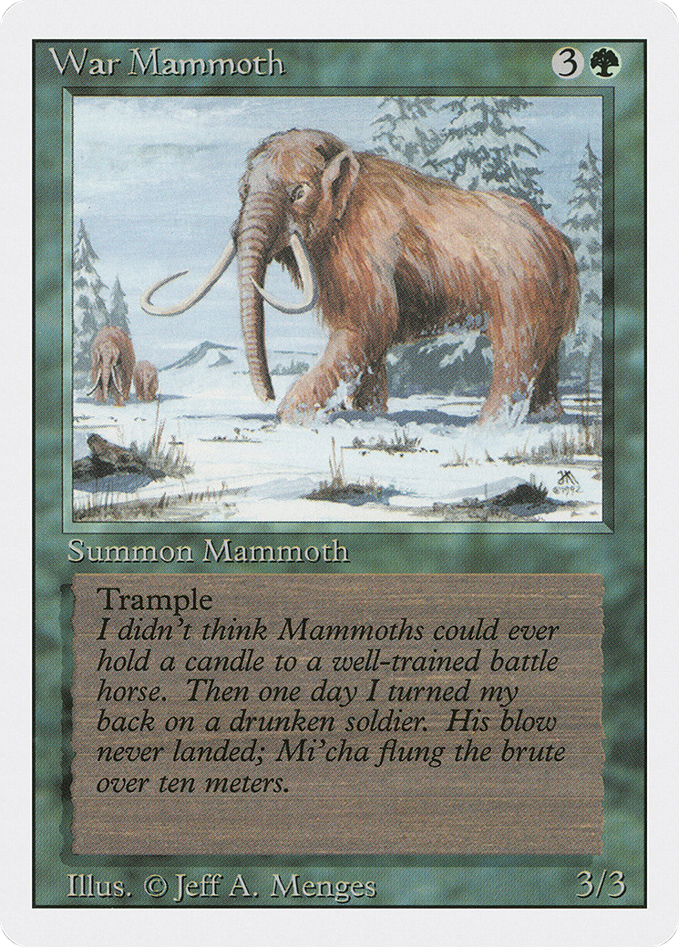 War Mammoth (3ED-228)