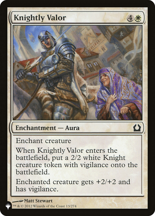 Knightly Valor (LIST-RTR-13)