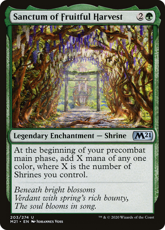 Sanctum of Fruitful Harvest (M21-203) (Foil)