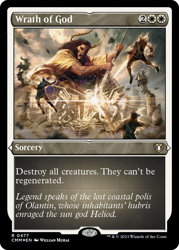 Wrath of God (CMM-477) (Etched Foil)