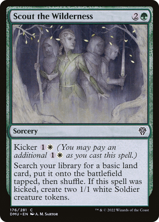 Scout the Wilderness (DMU-176) (Foil)