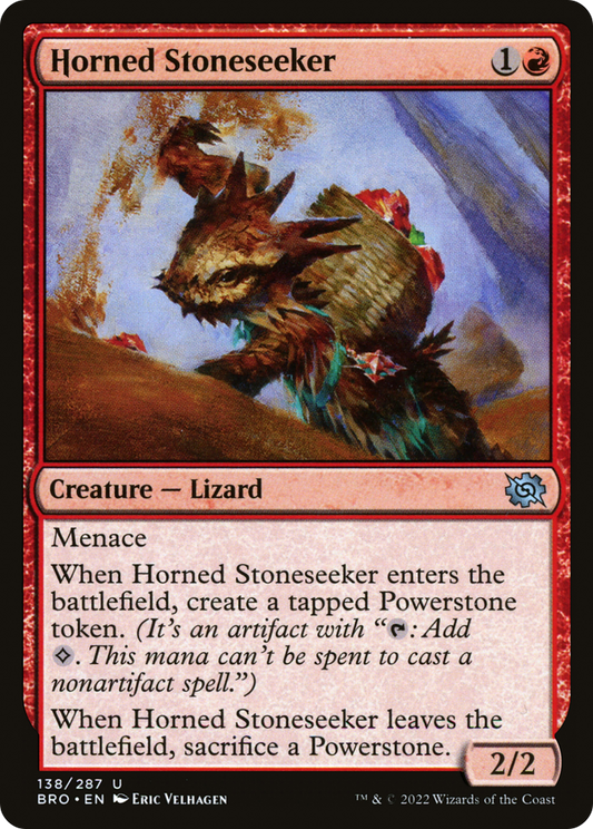 Horned Stoneseeker (BRO-138) (Foil)