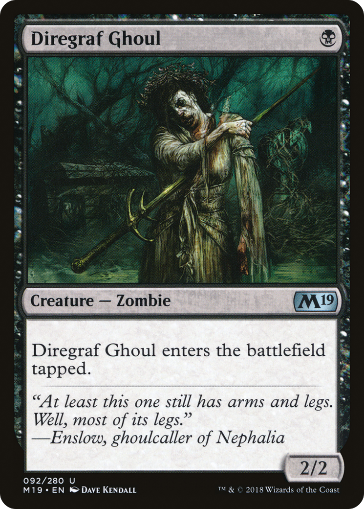 Diregraf Ghoul (M19-092) (Foil)