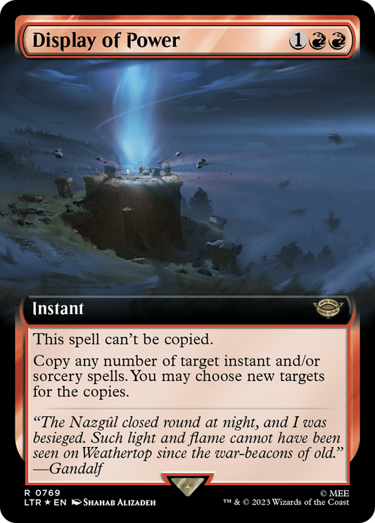 Display of Power (LTR-769) (Extended Art) (Surge Foil)