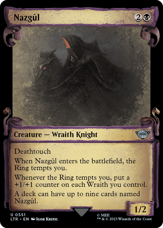 Nazgûl (LTR-551) (Showcase) (Scroll) (Foil)
