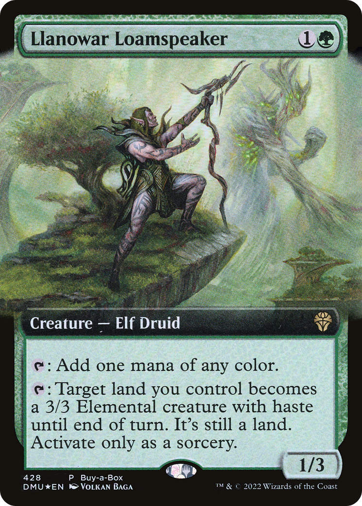 Llanowar Loamspeaker (BABP-428) (Extended Art)