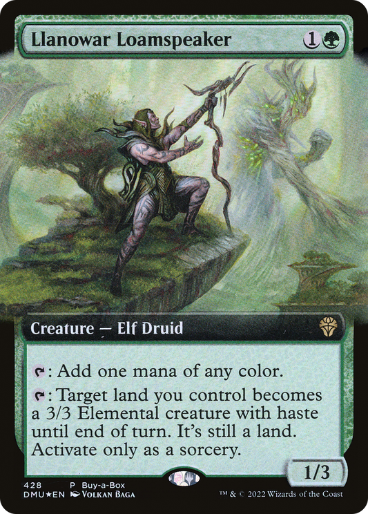Llanowar Loamspeaker (BABP-428) (Extended Art) (Foil)