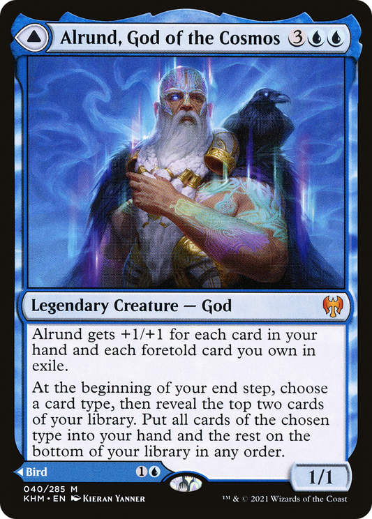 Alrund, God of the Cosmos // Hakka, Whispering Raven (KHM-040)