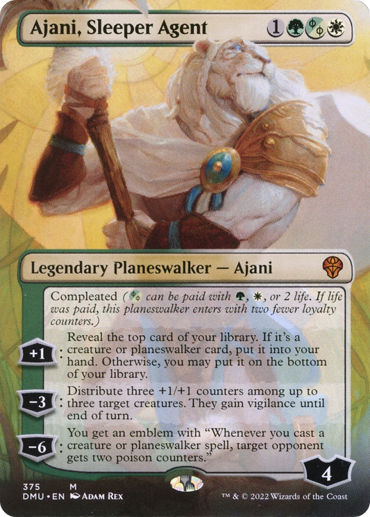 Ajani, Sleeper Agent (DMU-375) (Borderless)