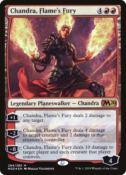 Chandra, Flame's Fury (M20-294) (Foil)