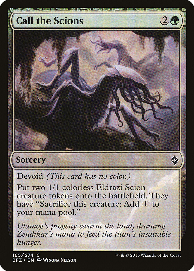 Call the Scions (BFZ-165) (Foil)