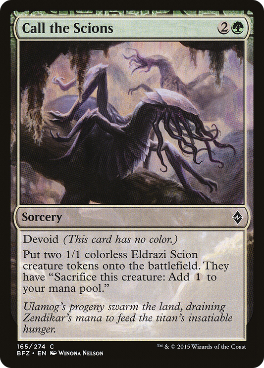Call the Scions (BFZ-165) (Foil)