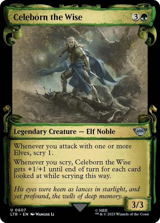 Celeborn the Wise (LTR-607) (Showcase) (Scroll) (Foil)