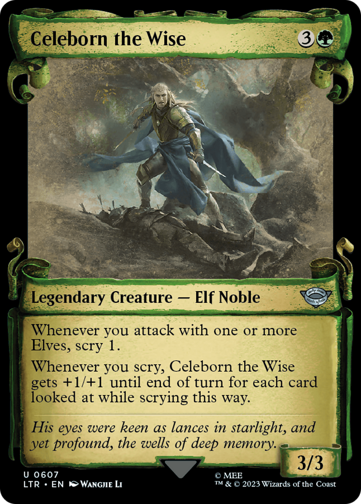 Celeborn the Wise (LTR-607) (Showcase) (Scroll)