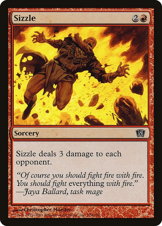 Sizzle (8ED-224★) (Foil)